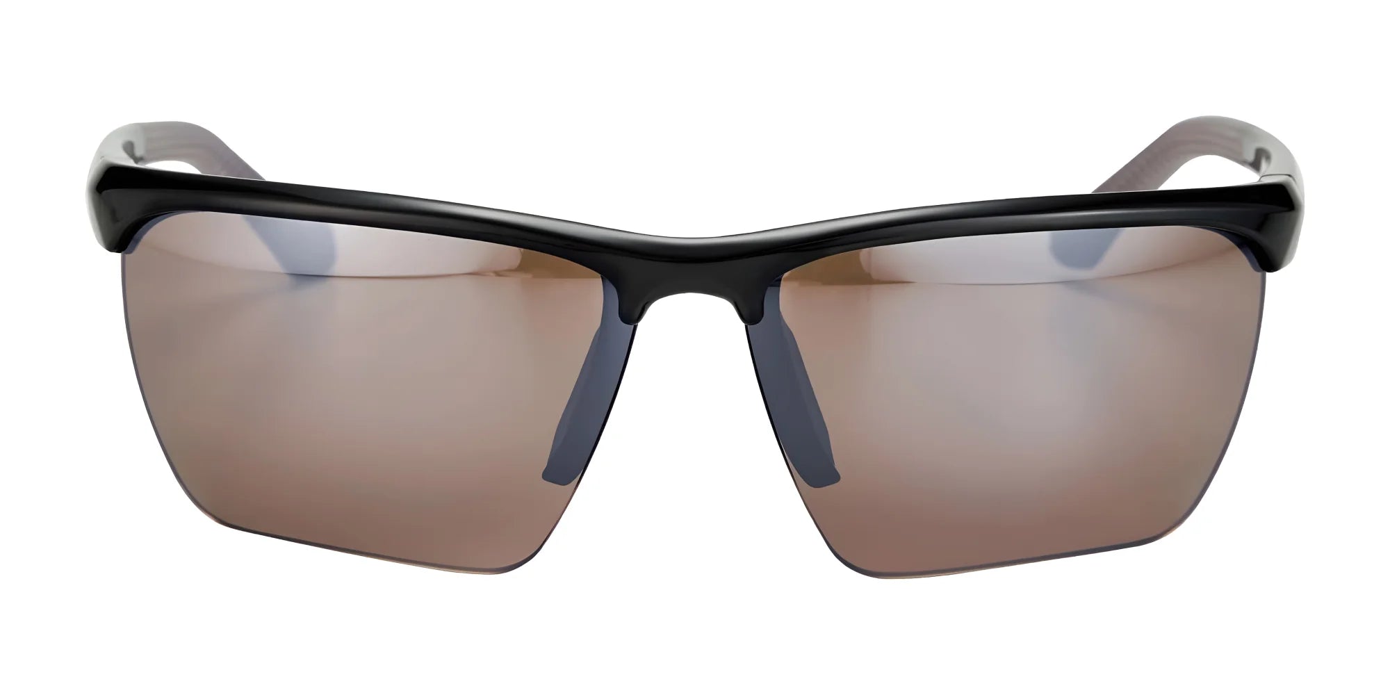 The Scheyden CIA GRABBER Sunglasses in size 65 feature a sleek silver frame with RSR lenses, offering sophisticated brown-tinted shades against a crisp white backdrop.